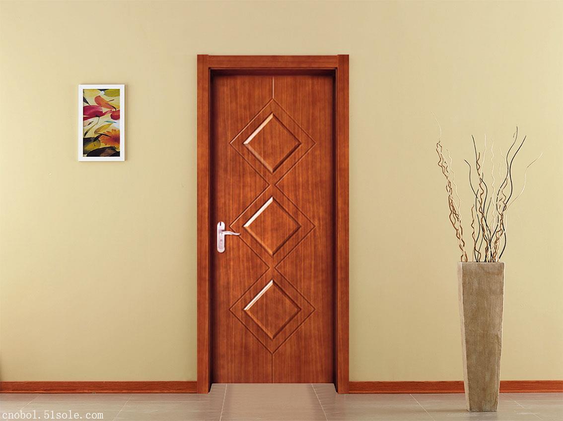 现代简约实木套装门图片价格